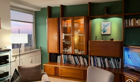 Bright, perfect apartment with a view of Braunschweig.