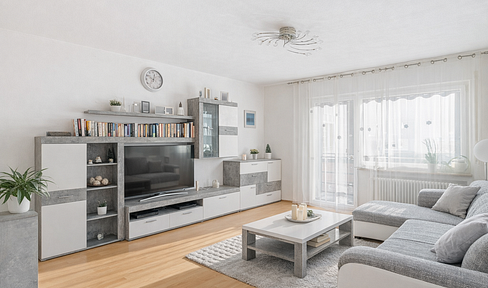 Helle 3 Zi. Wohnung mit Balkon + zuverlässig vermietet + Garage  *PROVISIONSFREI*