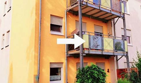 Schöne 2-Zimmer-Wohnung für Senioren im 1. OG. Barrierefrei mit Balkon und EBK im OT Reinhardshof