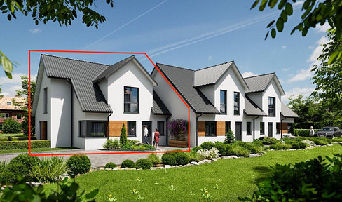 Your family home in Selm: 4 rooms, a garden, 2 parking spaces, KfW-55 standard – ready for handover in 2026.