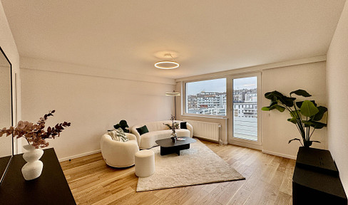 Leerstehende 2-Zimmer-Wohnung mit Balkon: Erstbezug nach Modernisierung im Herzen Düsseldorfs!