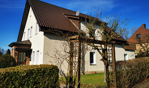 Two-family house in a prominent location near Herford Hospital.