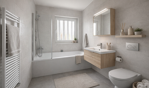 Modern 3-room apartment with a large balcony and elevator – completely renovated in a prime, city-center location in Nuremberg.