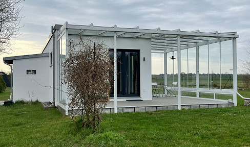 Neues Design-Haus nahe Ostsee mit Weitblick provisionsfrei als Wohnhaus/privates Ferienhaus + Garten