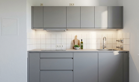 Charming 1-bedroom apartment near the university in Krefeld – with a brand new fitted kitchen.