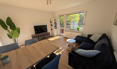 Beautifully furnished 3-room apartment with a balcony and cellar – ideal for temporary workers and long-term tenants.