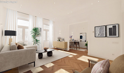 +++ NO COMMISSION - FIRST RENTAL - 2-3 ROOMS - MARIAHILFER STRASSE - BRIGHT, RENOVATED APARTMENT IN A PERIOD BUILDING +++