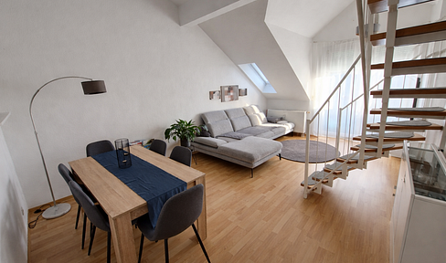 Well-maintained 3-room maisonette apartment with a balcony in Bad Friedrichshall.