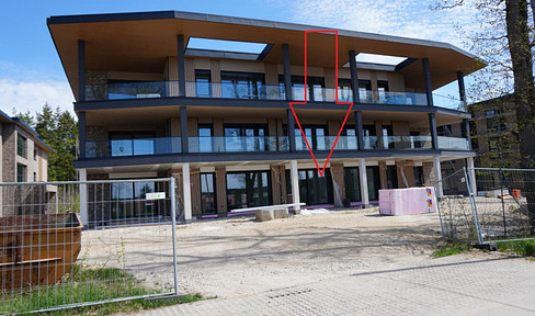 New apartment with fitted kitchen in Steinberg am See.