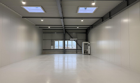 Klimatisierte Neubau Gewerbehalle, Flächen 120qm oder 240qm, Halle, Lagerhalle