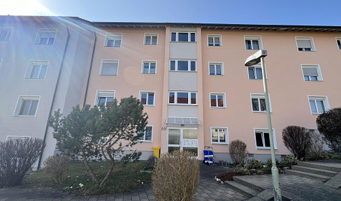 3-room apartment on Eselsberg hill in Ulm, with a parking space.