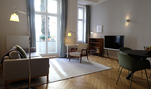 PROVISIONSFREI: Sanierter Altbau-Traum mit Kamin & Privatstraße an der Grenze zu Friedenau