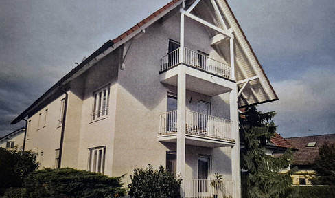 2-room attic apartment with 2 parking spaces.