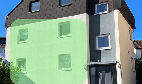 Helle Maisonette 5 Zimmerwohnung mit Balkon und überdachter Terrasse