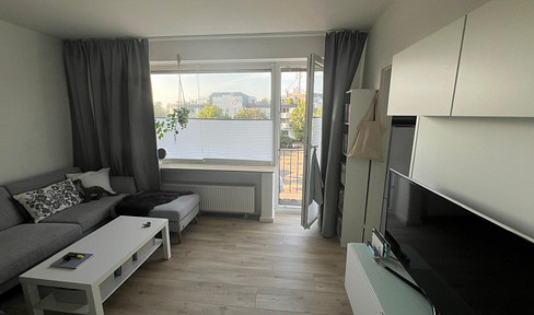 Stylish 1-room apartment with fitted kitchen in Meerbusch.