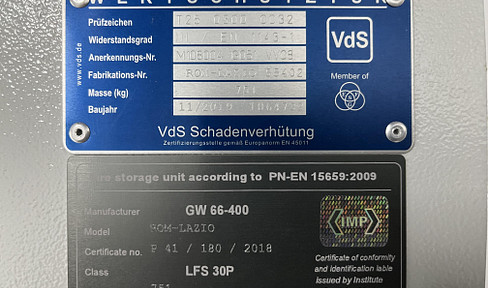 Vault, secure storage area, high-security storage room.