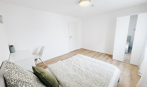 New student housing - Newly renovated student accommodation with a balcony.