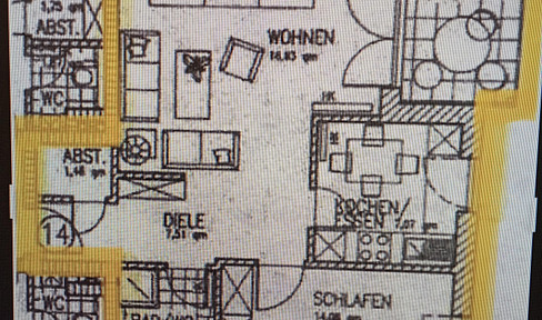 Zwei Zimmer Wohnung in Zusamaltheim ca 59qm Frei