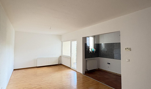 Modernized 2.5-room apartment.