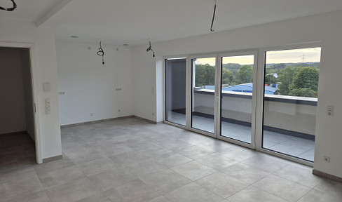 High-quality, newly built penthouse apartment in Wadern, 2 bedrooms/2 bathrooms, 89m², energy efficiency rating A+.