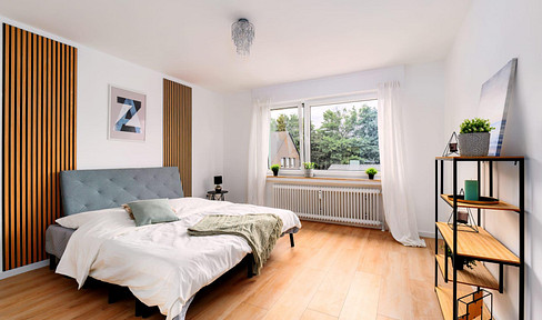 Ready-to-move-in 2-room apartment with garden.