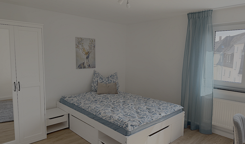 The nicest room in a shared apartment for four people is still available.