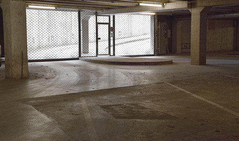 Parking space in an underground garage, Georg-Schumann-Straße 294, for rent: €59 for a car, €39 for a motorcycle.