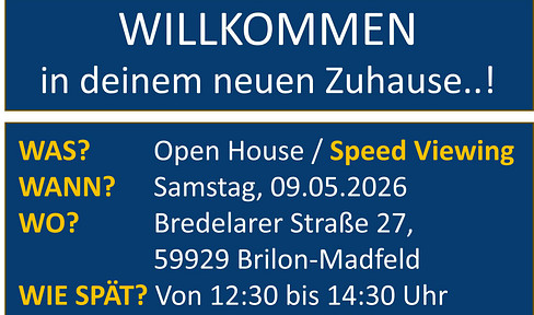 SEHEN = GLAUBEN: Samstag, 9. Mai Open House --> SPEED VIEWING..!
