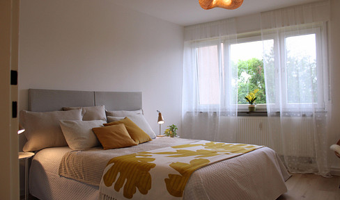 Einziehen und wohlfühlen: Frisch sanierte 3-Zimmer-Wohnung mit Balkon & Garage