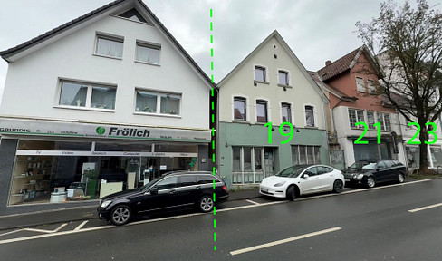 Unique opportunity: 3 contiguous plots of land for development, located in the center of Bad Salzufeln.