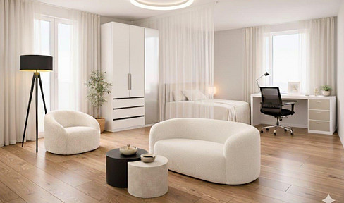 Erstbezug nach Sanierung 21qm Zimmer in 3er WG