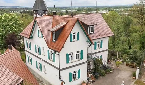 Jugendstilvilla mit Garten und Weitblick