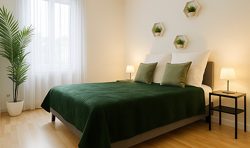 Furnished apartment for 2 people.