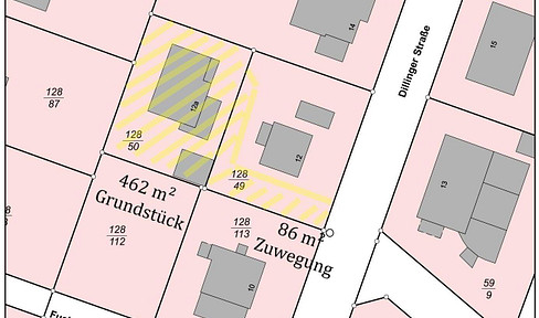 Excellent location on a sunny slope - Plot of land in Friedrichsdorf-Dillingen, suitable for a duplex house.