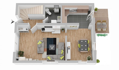 First occupancy - Single-family house, approximately 120 square meters, with a focus on creating a comfortable and pleasant living environment.