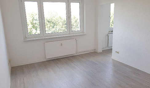 *Attention singles and students!* Newly renovated studio apartment + only 20 minutes from Leipzig + fitted kitchen.