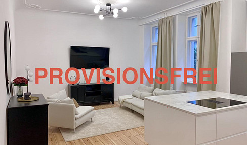 LEONHARDTSTRAßE - Renovated apartment (furnished), available immediately. (No commission fees.)