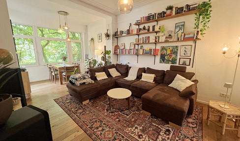 Traum-Hochparterre-Wohnung mit eigenem Garten & EBK fussläufig zum ICE Bahnhof und Stadtzentrum