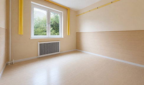 Spacious 6-room ground floor apartment with 128 m², two entrances, and a laundry room, located in Nordstemmen.
