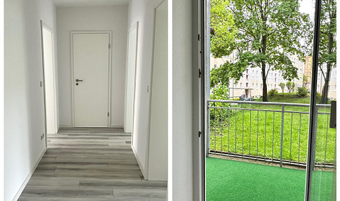 Frisch sanierte, exklusive 3-Raumwohnung in herrlich, ruhiger  Stadtlage!