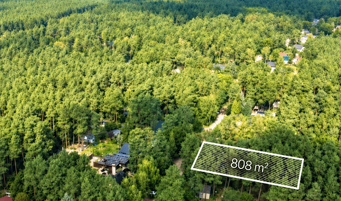 808 m² building plot | 15 minutes to Berlin | commission-free | approximately 16.5% below replacement cost.