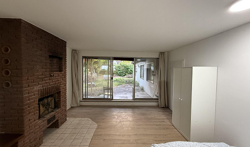 Premium Shared Apartment: 20m² designer room with its own terrace and fireplace ambiance – all-inclusive!
