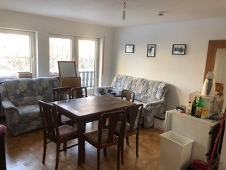 Gemütliche 2 ZKB-Wohnung mit 2 Dachterrassen in der Karlsruher Südstadt