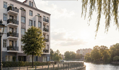 Vermietete Altbauwohnung in Berlin-Moabit mit Spreeblick