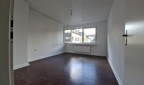 Bright kitchen with a large window, 2-room apartment, Bonn city center.