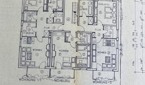 Provisionsfrei!!! MFH 1982 in Brilon 8 WE & 12 Stellplätze