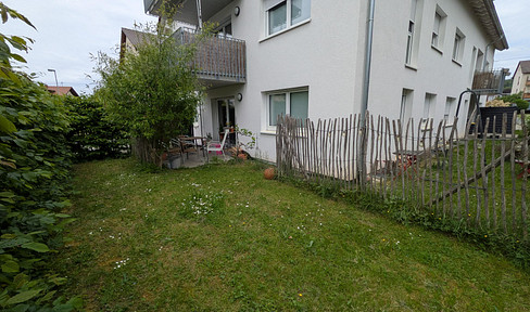 Herbolzheim, kleine 3 ZW, Terrasse, Gartenanteil, Carport