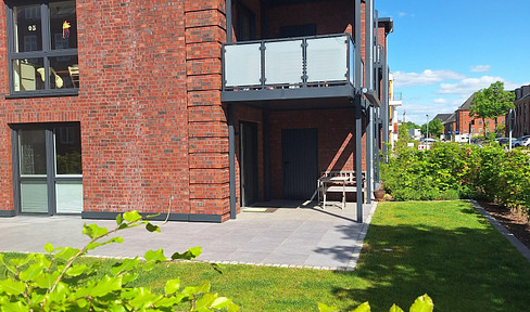 RESERVIERT - 3 Zi-EG-Wohnung mit riesiger Süd-West-Terrasse im Hanseviertel von Lüneburg