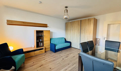 Möblierte 1-Zimmer-Wohnung mit Einbauküche in Frankfurt-Nied