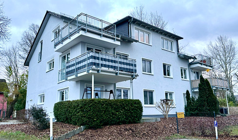 Helle 2-Zimmer-Erdgeschosswohnung mit Blick auf den Dämeritzsee